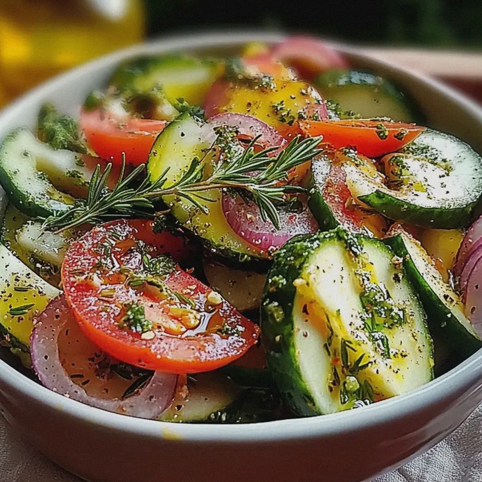 Salat zum Abnehmen mit frischem Gemüse und Avocado