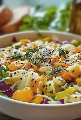Spitzkohl Mangosalat für heiße Sommertage
