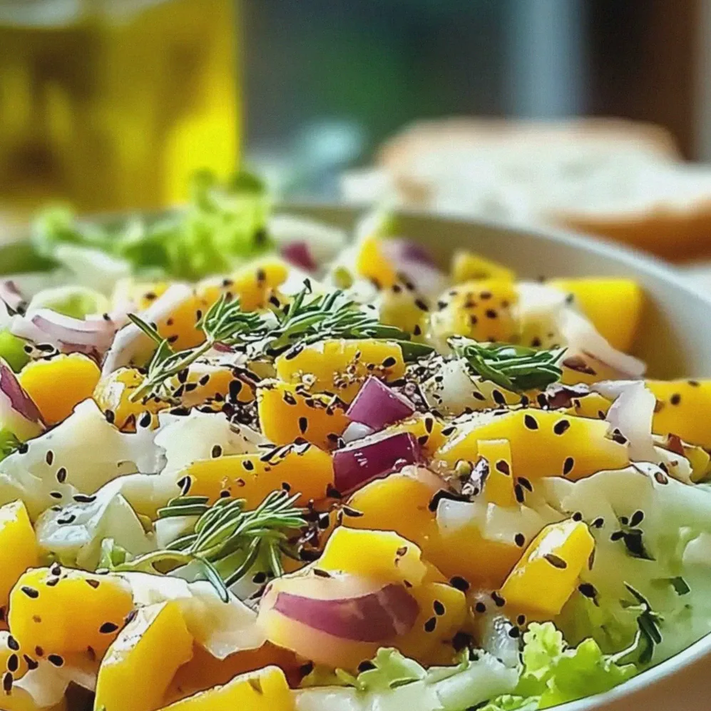 Spitzkohl Mangosalat für heiße Sommertage – Schritt 2