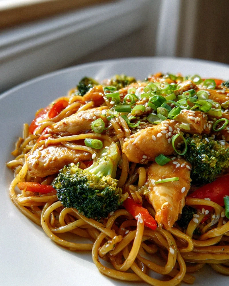 Sticky Garlic Chicken Noodles – Das ultimative Rezept! – Schritt 2