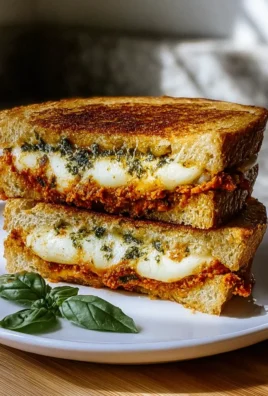 Sun Dried Tomato Pesto Grilled Cheese