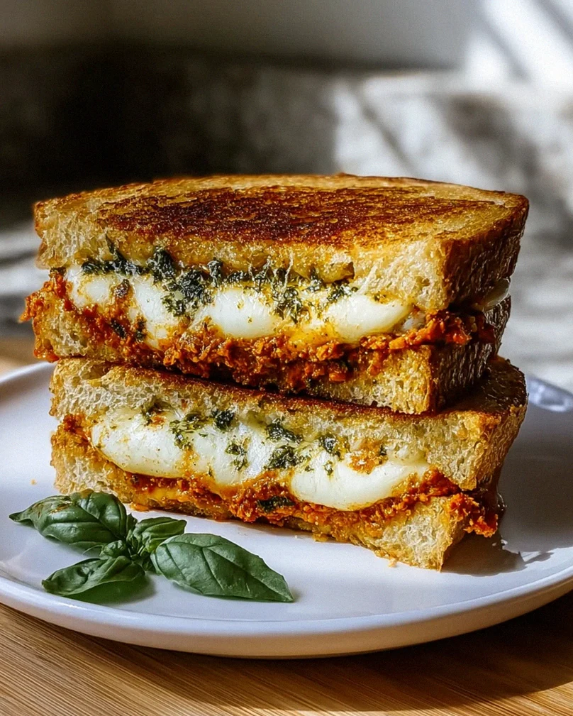 Sun Dried Tomato Pesto Grilled Cheese – Schritt 1