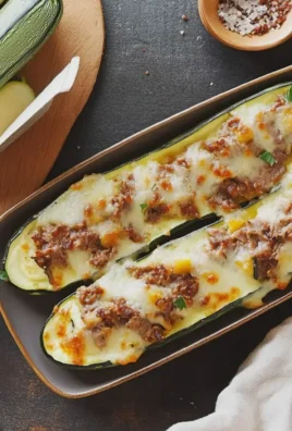 Überbackene Zucchini mit Hackfleisch