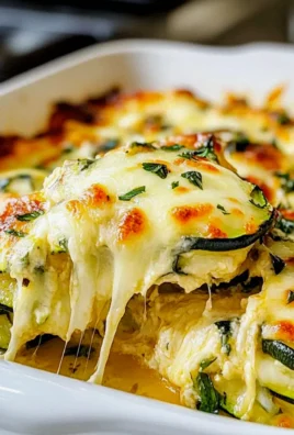 Überbackene Zucchini und Käse schnell und lecker