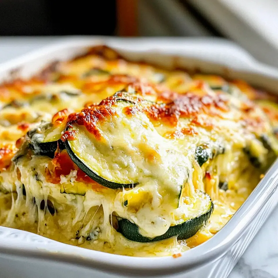 Überbackene Zucchini und Käse schnell und lecker – Schritt 1