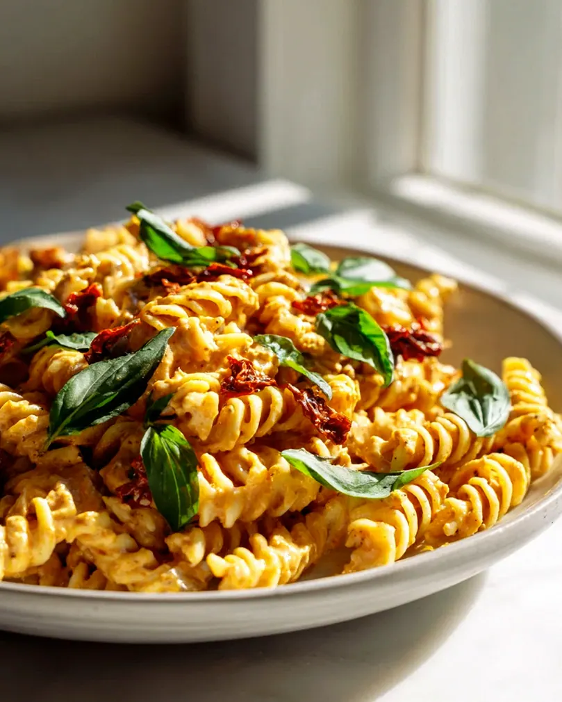 Vegane Cremige Pasta mit Getrockneten Tomaten – Einfach Lecker – Schritt 2
