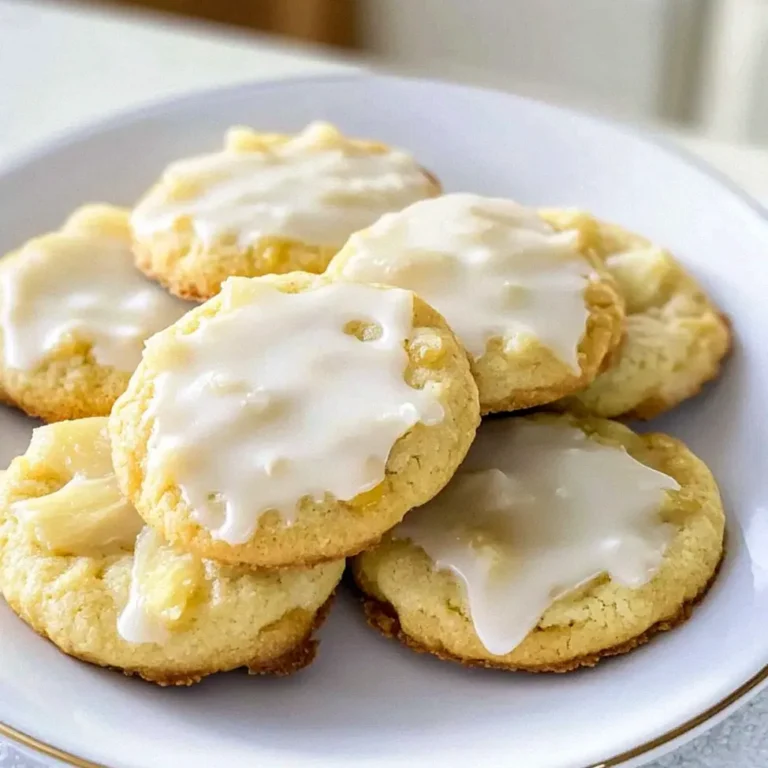 Weiche Ananasplätzchen für tropisches Vergnügen