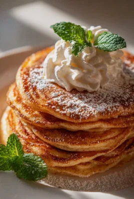 Zimt-Schnecken Churro-Pfannkuchen mit Sahne – ein Genuss!