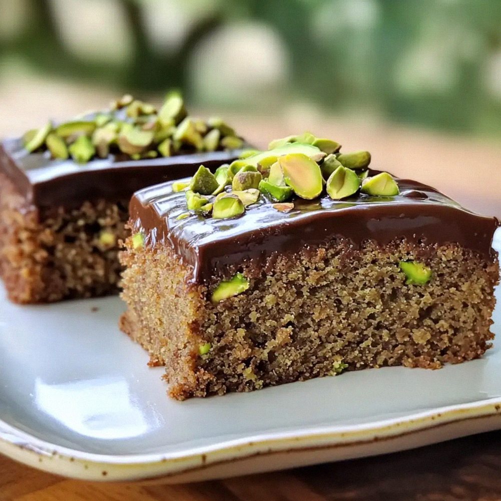 Zucchinikuchen mit Schokoladenglasur und Pistazien – Schritt 1